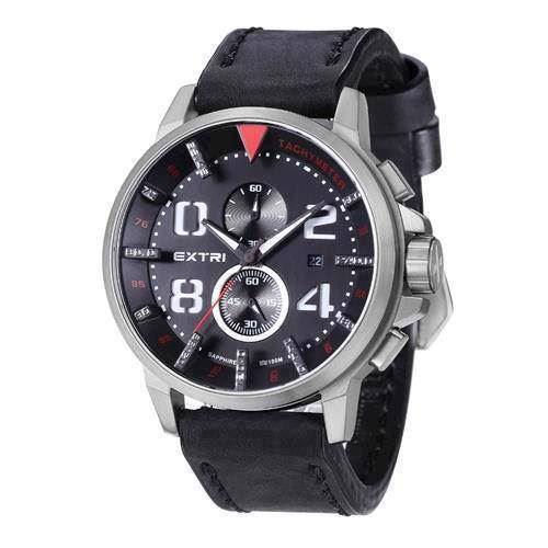 Image of Extreme mat rustfri stål Miyota OS11 quartz med chronograph Herre ur fra EXTRI, X3003-A